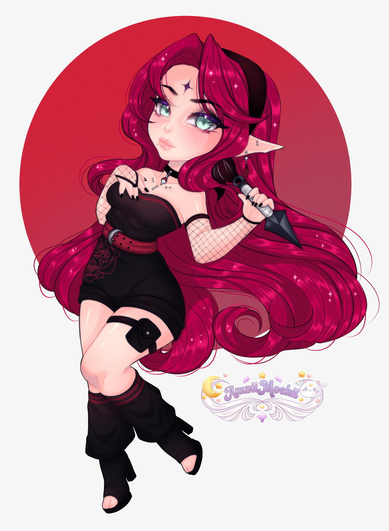 full render chibi commish